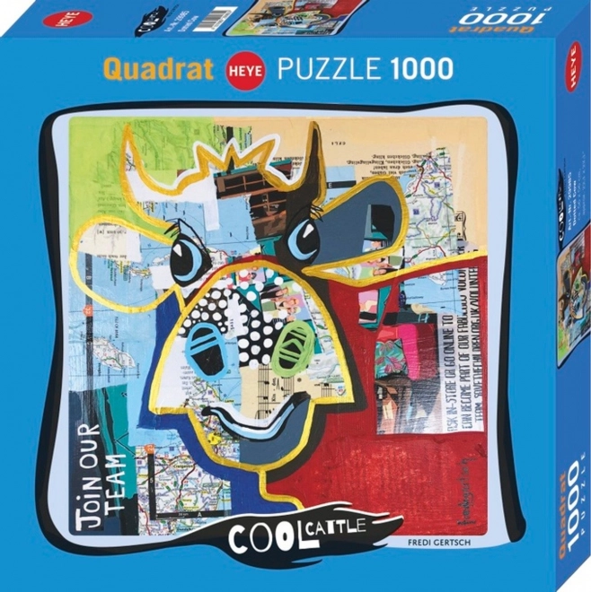 Heye Dotted Cow Square Puzzle 1000 Pieces