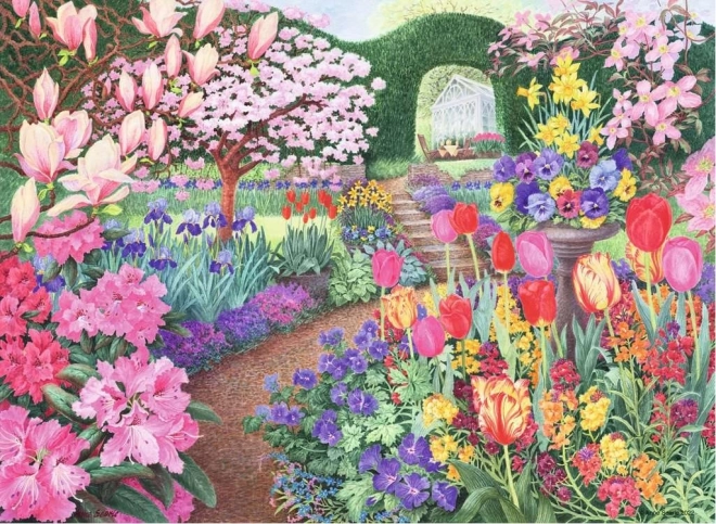 Ravensburger Puzzle Beautiful Gardens 4x500 Pieces