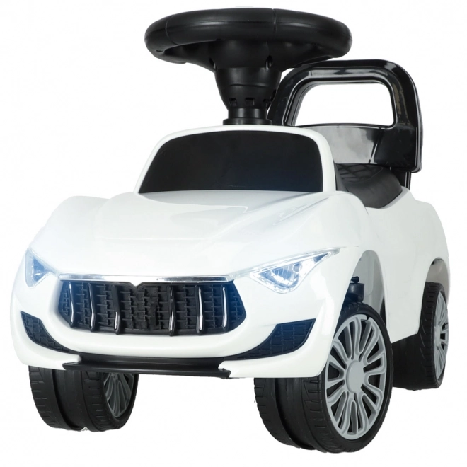 Ride-On Car with Sound and Lights White