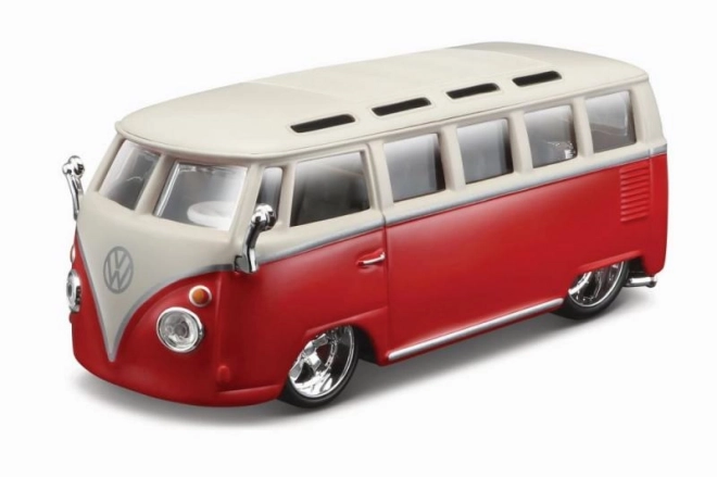 Diecast Volkswagen Van Samba Red