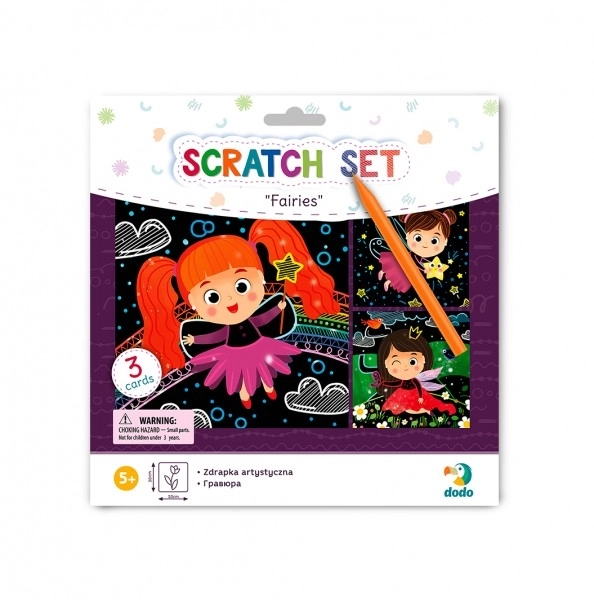 Scratch Art Pictures Set - Fairies