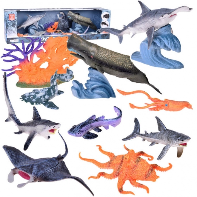 Sea Animal Figurine Set