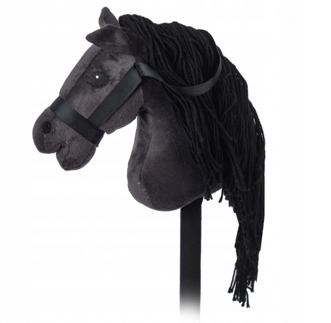 Black Horse Head Stick Toy with Sound