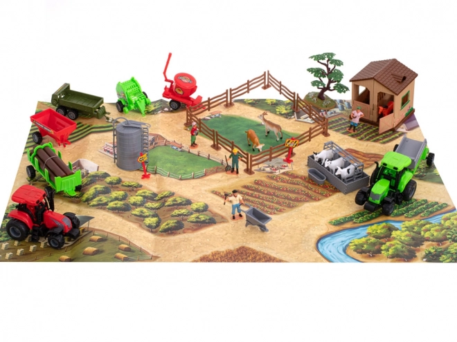 Farm with Animals and Machines - 49 Pieces