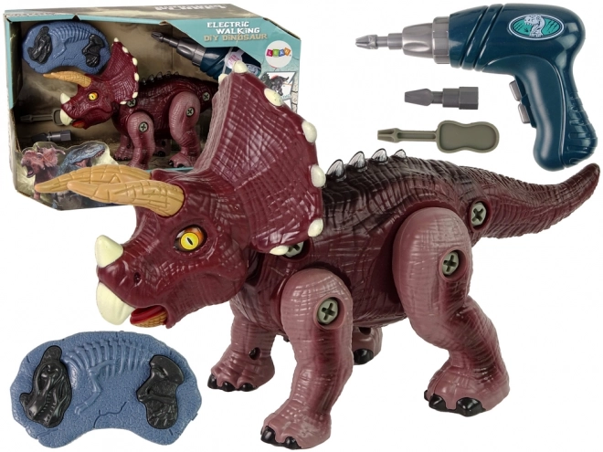 Screwable Dinosaur Toy with Drill