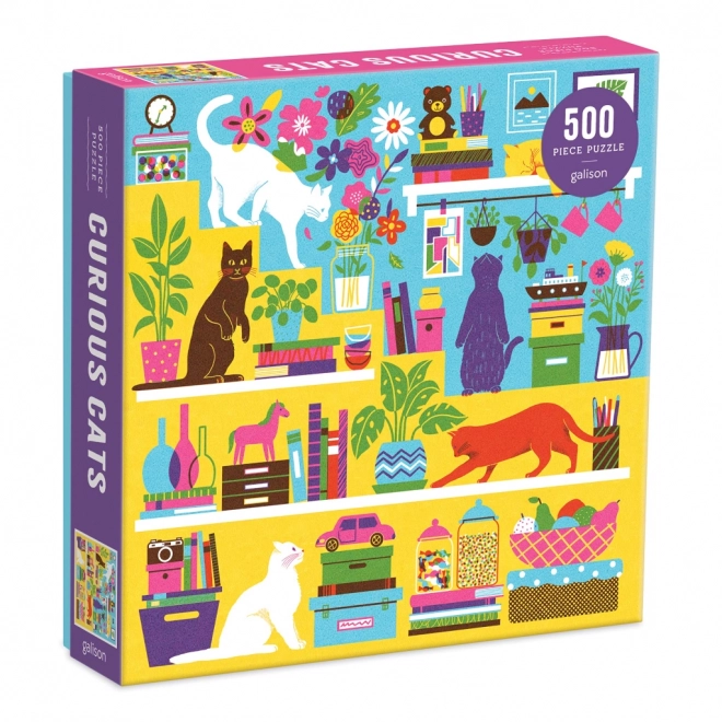 Curious Cats Family Puzzle