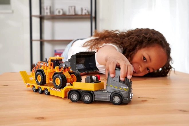 Majorette Grand Volvo Construction Truck and Loader Set