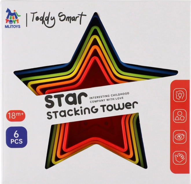 Colorful Stacking Star Tower