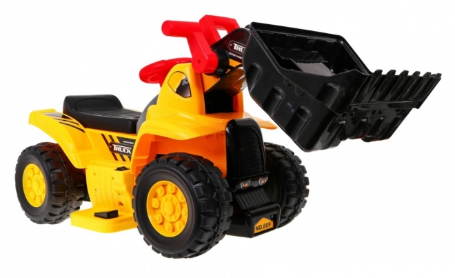 Children's Battery-Powered Digger with Helmet and Sounds