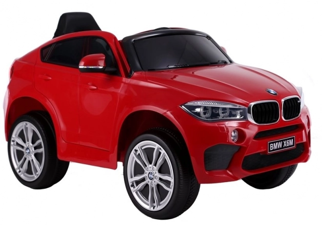 Battery-Powered BMW X6 Red Ride-On Car