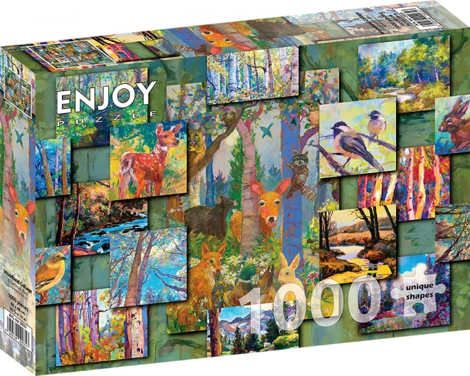 Forest Collage Puzzle 1000 Pieces