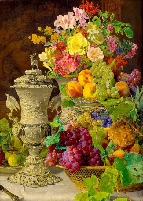 Enjoy Puzzle Ferdinand Georg Waldmüller: Still Life with Fruit 1000 Pieces