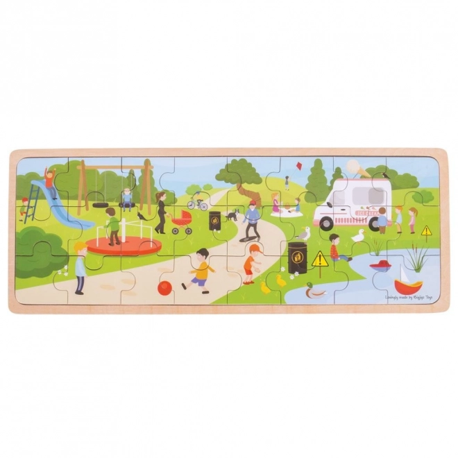 Bigjigs Toys Wooden Park Puzzle