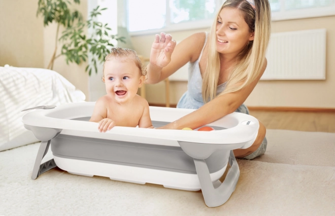 Foldable Baby Bath Tub by Aquatico, Blue