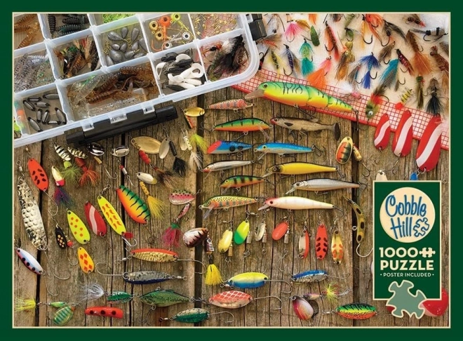 Cobble Hill Fishing Lures Puzzle 1000 Pieces