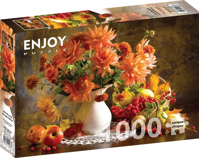 Enjoy floral still life jigsaw puzzle 1000 pieces