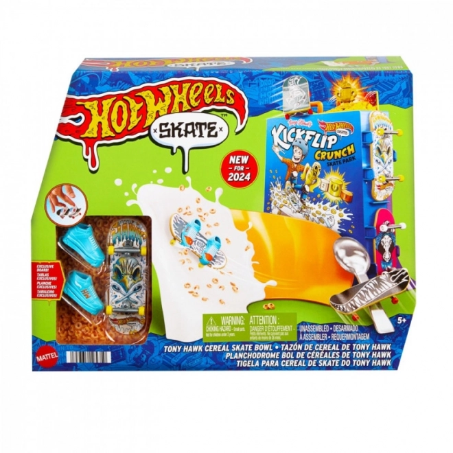 Hot Wheels Cereal Bowl Fingerboard Skatepark