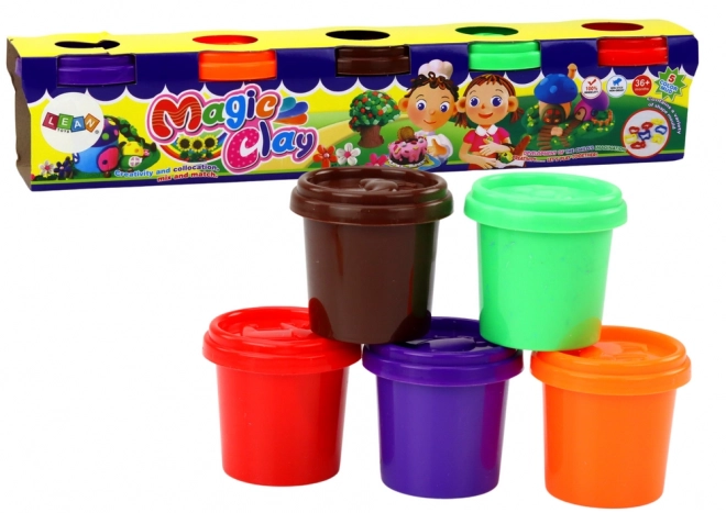 Colorful Play-Doh Set with Molds