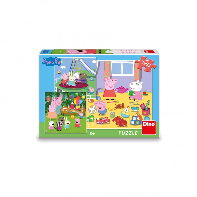 Peppa Pig Holiday Puzzle Set