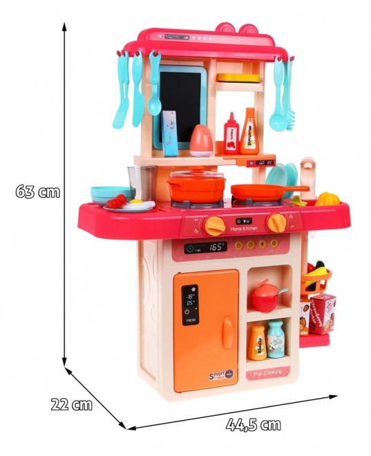 Pink Kitchen Playset with Accessories