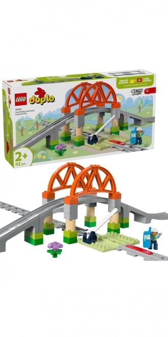 Lego Duplo Bridge and Train Tracks Expansion Set