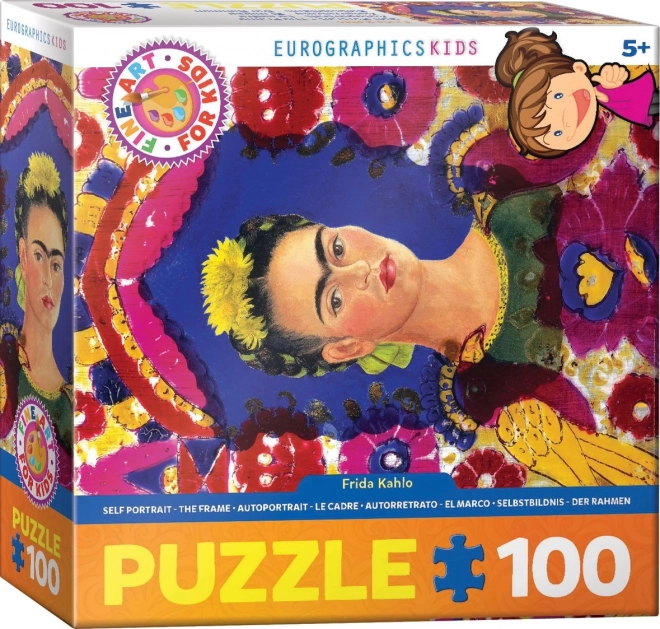 Frida Kahlo Self-Portrait Puzzle 100 Pieces