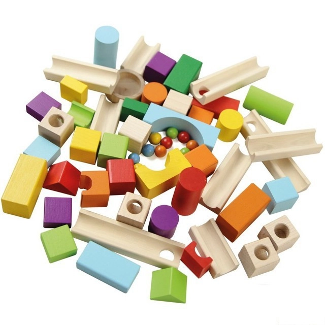 Set with colored blocks