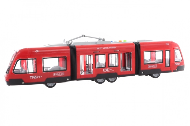 Battery Operated Red Tram