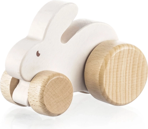 Wooden Riding Bunny on Wheels