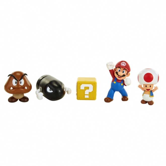 Set di figurine Super Mario Diorama 6 cm