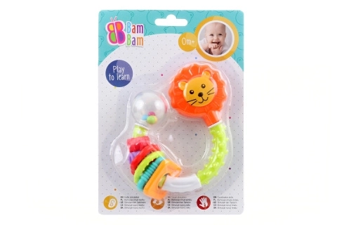 Bam Bam Lion Rattle Toy