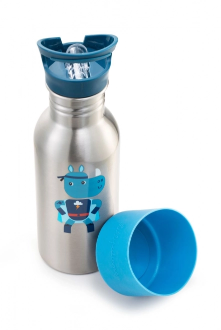 Stainless Steel Water Bottle - Marius the Rhino