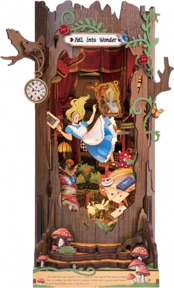 3D Diorama Bookend Journey to the Wonderland