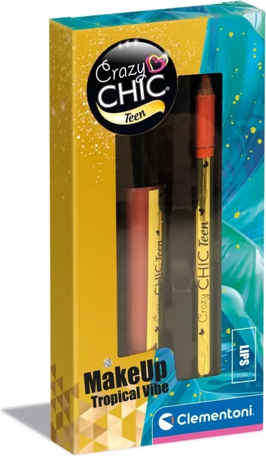 Clementoni Crazy Chic Teen Makeup Lips Tropical Vibe Set