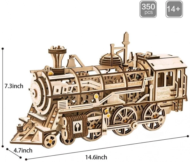 Rokr Wooden 3D Locomotive Puzzle