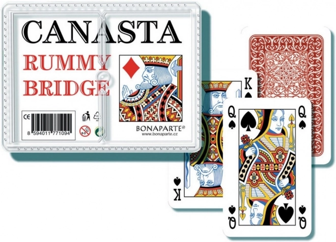 Canasta Playing Cards in Plastic Box