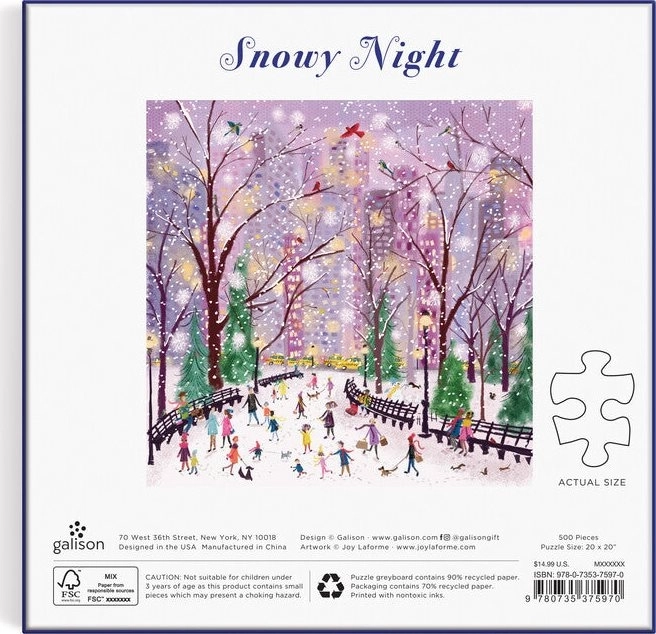 Galison Winter Night Puzzle