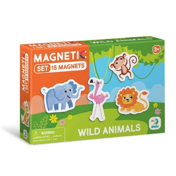 Safari Animal Magnets Set