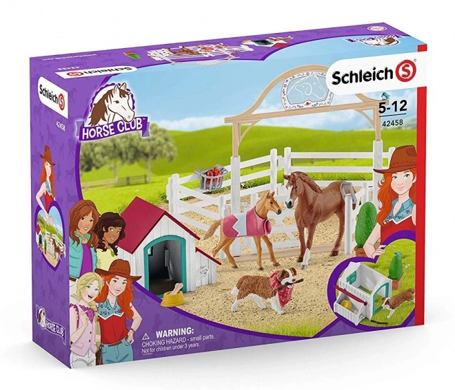 Schleich Horse Club Appaloosa Horses with Ruby the Dog