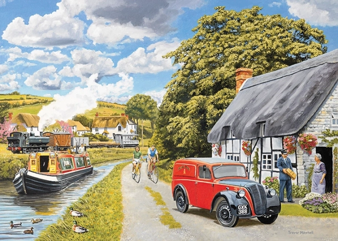 Falcon River Cottage Delivery Puzzle 1000 Pieces