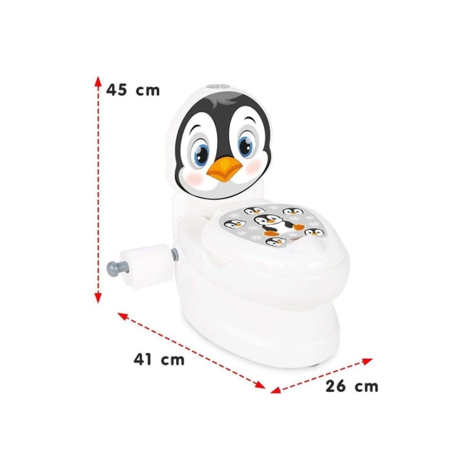 Interactive Penguin-themed Potty Trainer