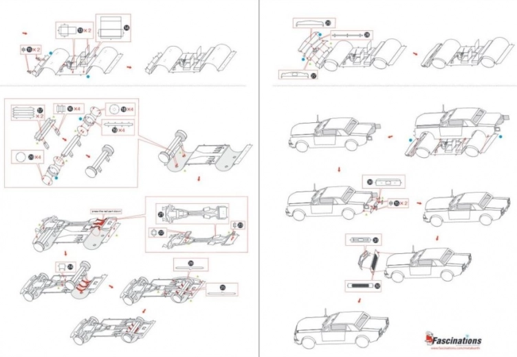 Step by step with a clear guide