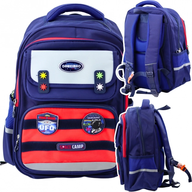 Zaino scolastico per bambini con cinghia toracica Kosmos