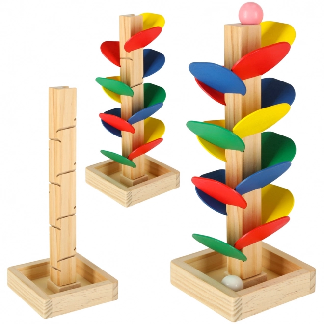 Educational Wooden Marble Tree