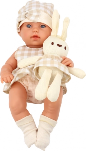 Bež-bel karirast oprav