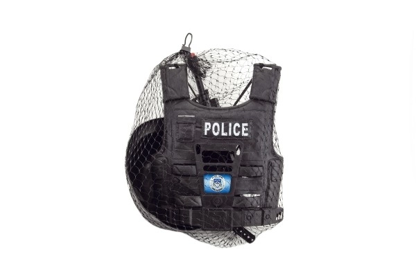 Police Toy Set with Gun and Helmet