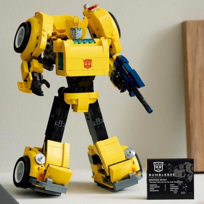 Lego Icons Transformers Bumblebee Model