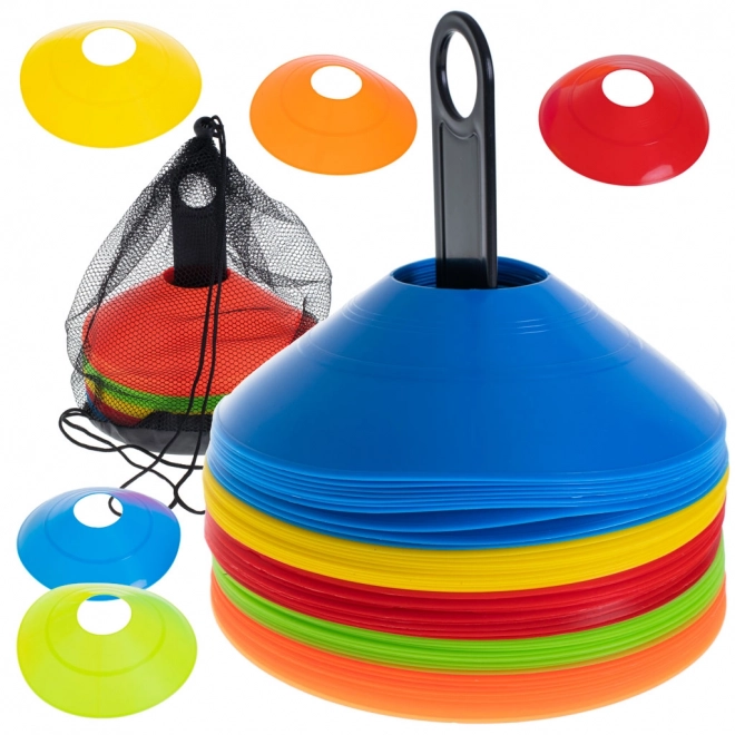 Training Cones in Net - 50 Pieces