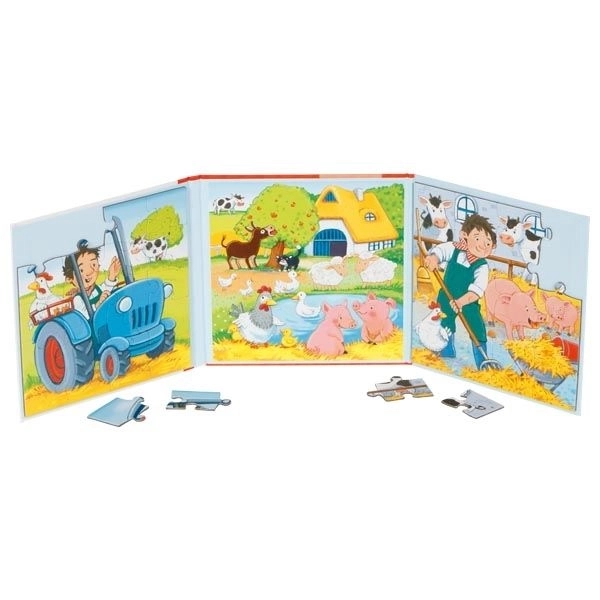 Magnetic Puzzle Book Horseback Riding