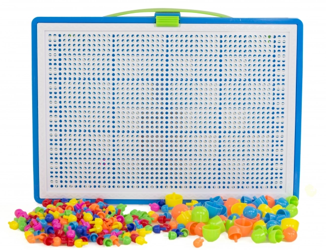 Colorful Pegboard Puzzle Set